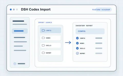 DSH Codex Import preview